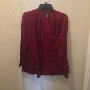 Burgundy Red cardigan